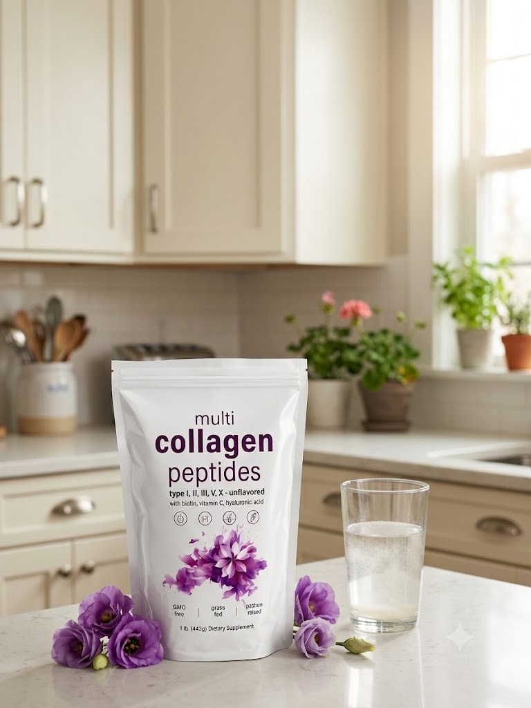 Multi Collagen Peptides · 5 tipos de colágeno · 450 g sin sabor
