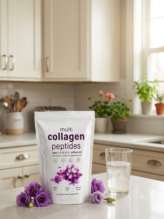 Multi Collagen Peptides · 5 tipos de colágeno · 450 g sin sabor