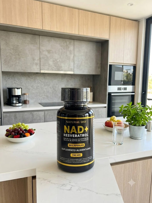 Resveratrol + NAD Satoomi · 60 cápsulas