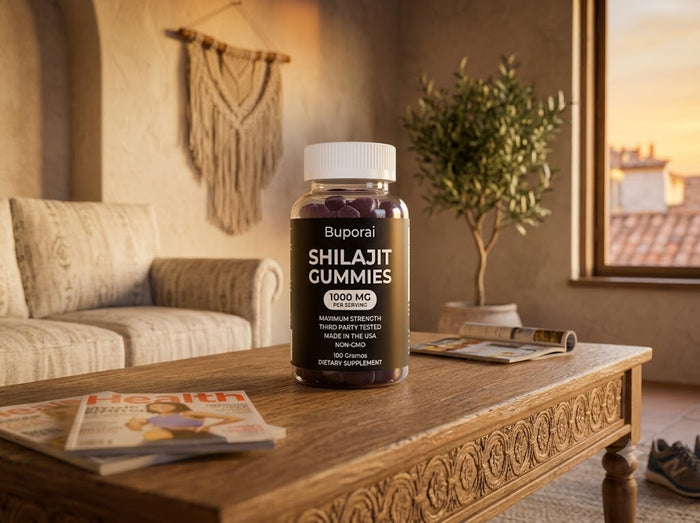 Shilajit Gomitas · 50 mg por porción · 60 porciones